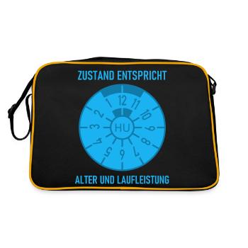 HU - Condition corresponds to age and mileage - Retro Bag - black/gold - Back