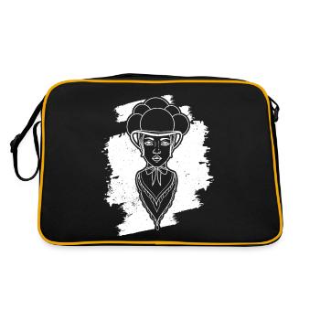 Schwarzwaldmädel Schwarzwald German Berg - Retro Bag - black/gold - Back