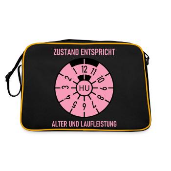 HU - Condition corresponds to age and mileage - Retro Bag - black/gold - Back