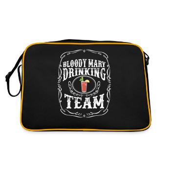 Bloody Mary Drinking Team Cocktail Boisson alcoolisée - Sac Retro - noir/or - Dos