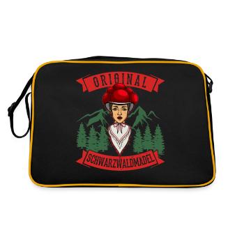 Original Schwarzwaldmädel Schwarzwald German - Retro Bag - black/gold - Back
