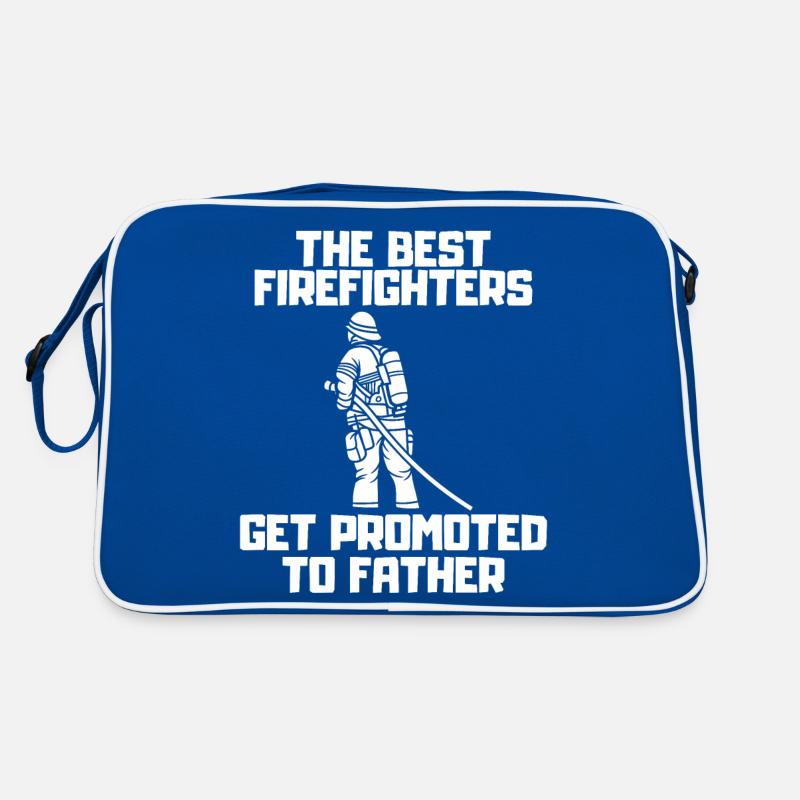 Firefighter Daddy Profession Passion Retro Bag