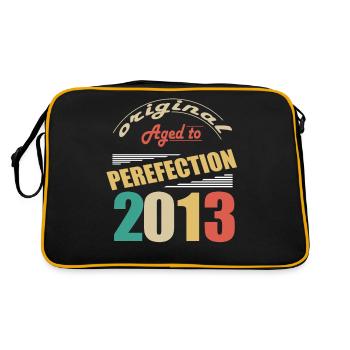 I'm 11 years old | I was born in 2013 - birth - Retro Bag - black/gold - Back