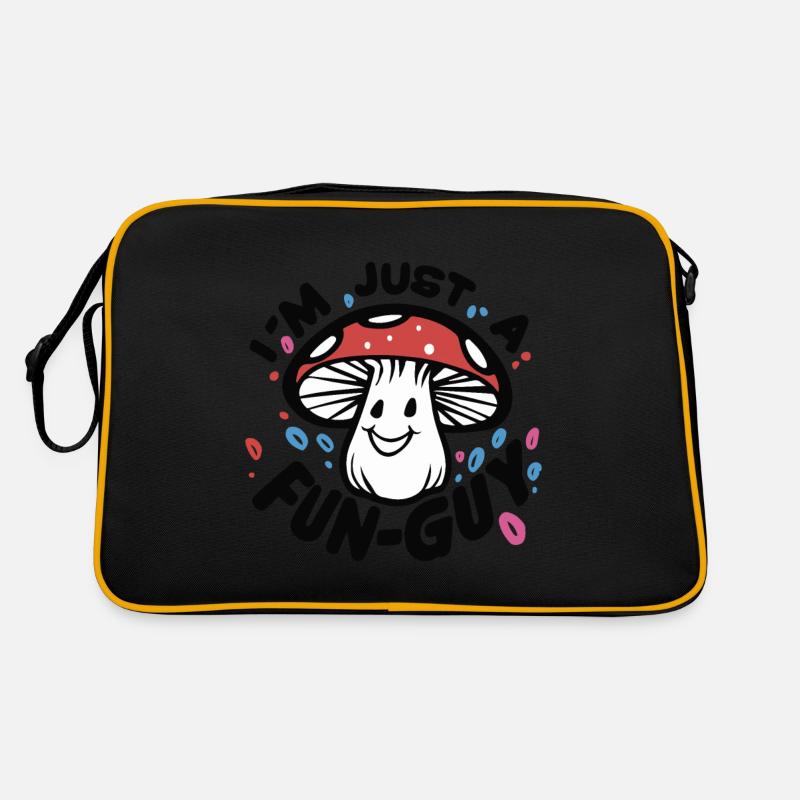 MUSHROOM. I'M JUST A FUN-GUY Retro Bag