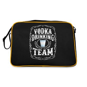 Vodka Drinking Team Boisson alcoolisée distillée - Sac Retro - noir/or - Dos