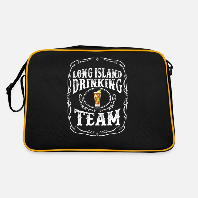 Long Island Eistee trinken Team Alkoholisch Gemischt Retro Tasche