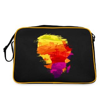 J’ai laissé mon cœur en Afrique - Sac Retro - noir/or - Dos