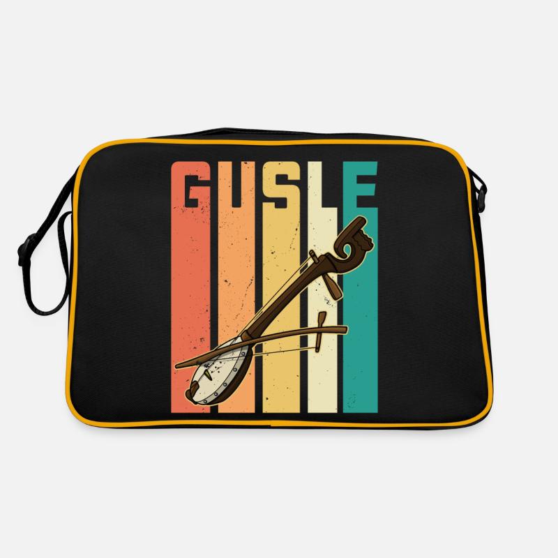 Gusle Retro Serbien Balkan Folklore Musik Retro Tasche
