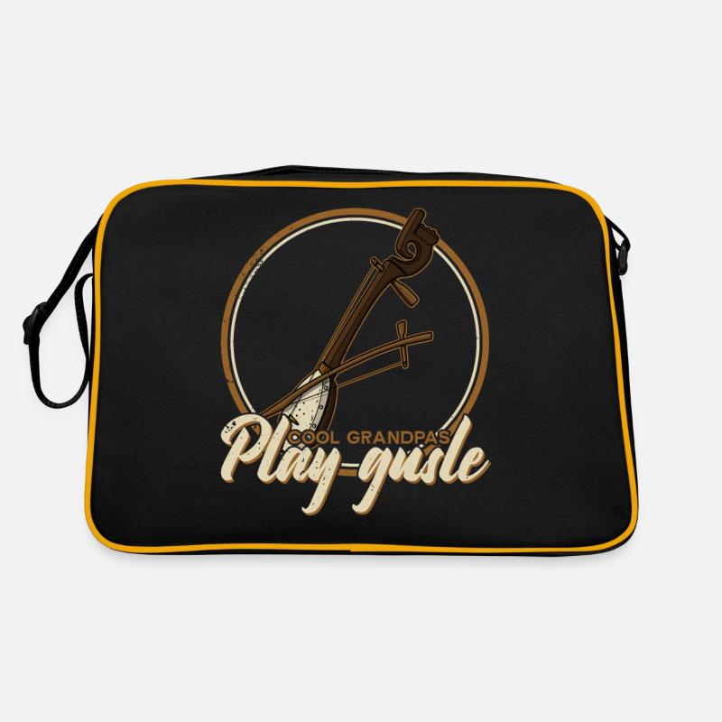 Cool grandpas play gusle Retro Serbien Balkan Retro Tasche