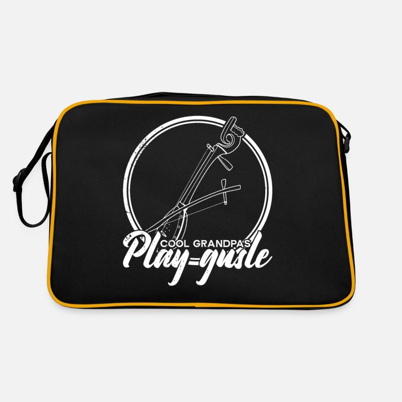 Cool grandpas play gusle Retro Serbien Balkan Retro Tasche