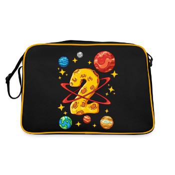 2 Anniversaire Astronaute de l’espace 2 ans - Sac Retro - noir/or - Dos