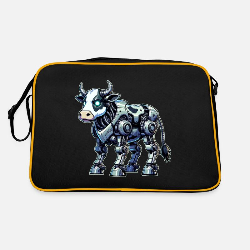 Kuh Roboter, Kuh-Roboter, Robokuh Retro Tasche