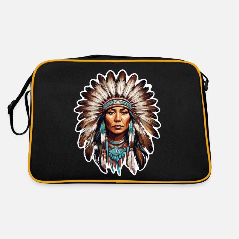 Indian- Native American - USA Retro Bag