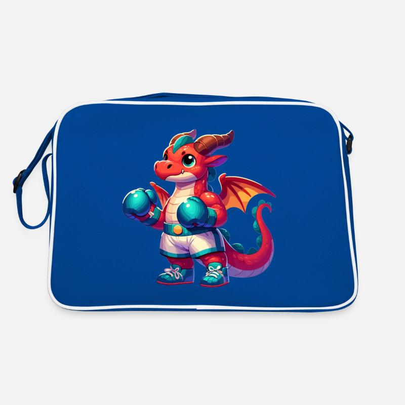 Drache Boxer Retro Tasche