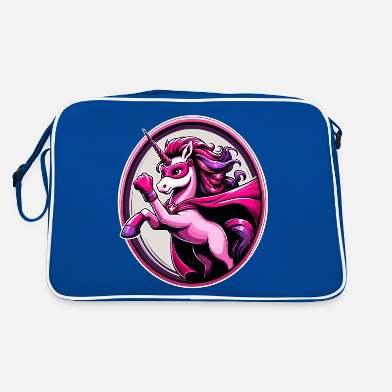 La Super Licorne en Rose Sac Retro