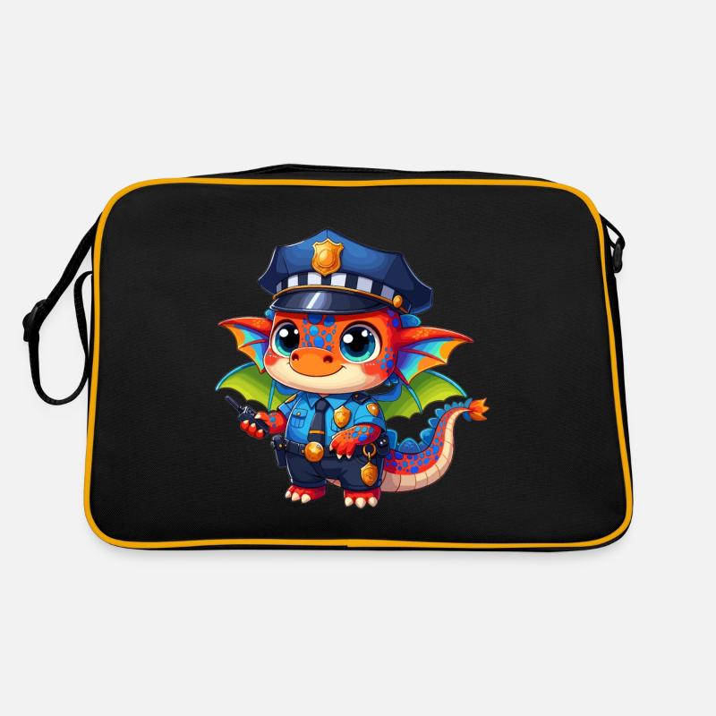 Dragon Policeman Retro Bag