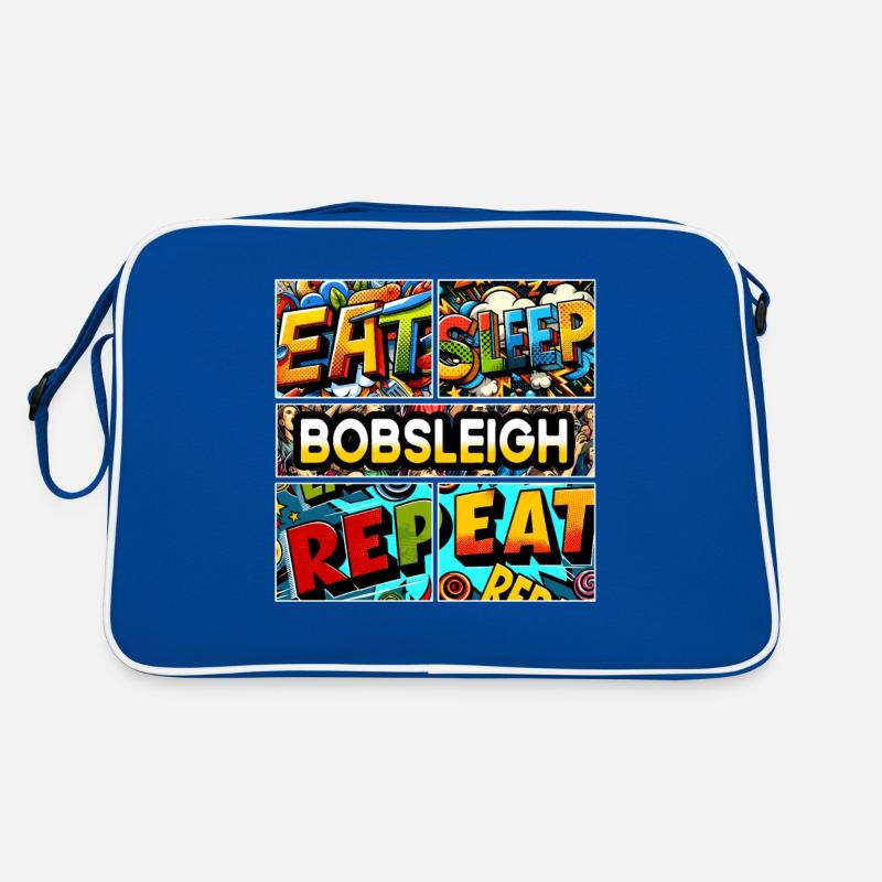 Manger dormir Bobsleigh répéter Sac Retro