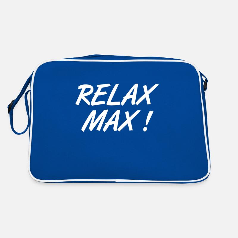 Relax Max! Humorous expression Retro Bag