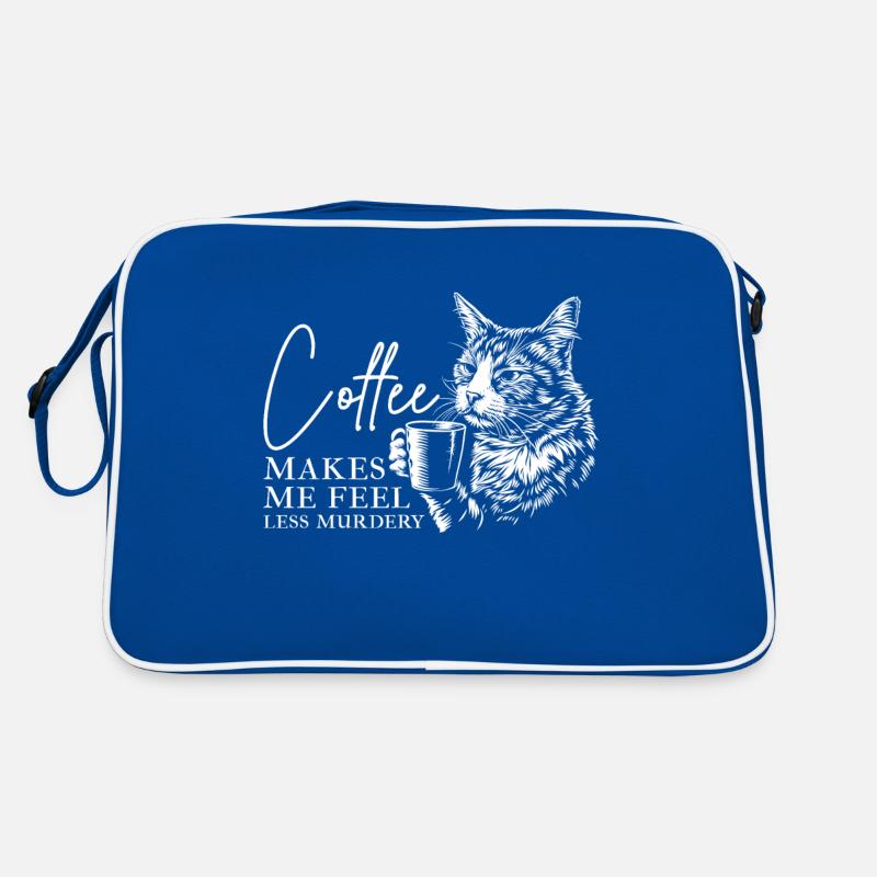 Café de chat Cadeau drôle Sac Retro