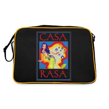 Rasa - Retro Bag - black/gold - Back