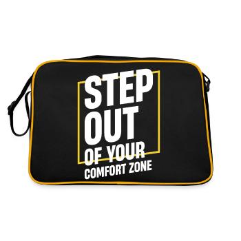 Sortez de votre zone de confort - Sac Retro - noir/or - Dos