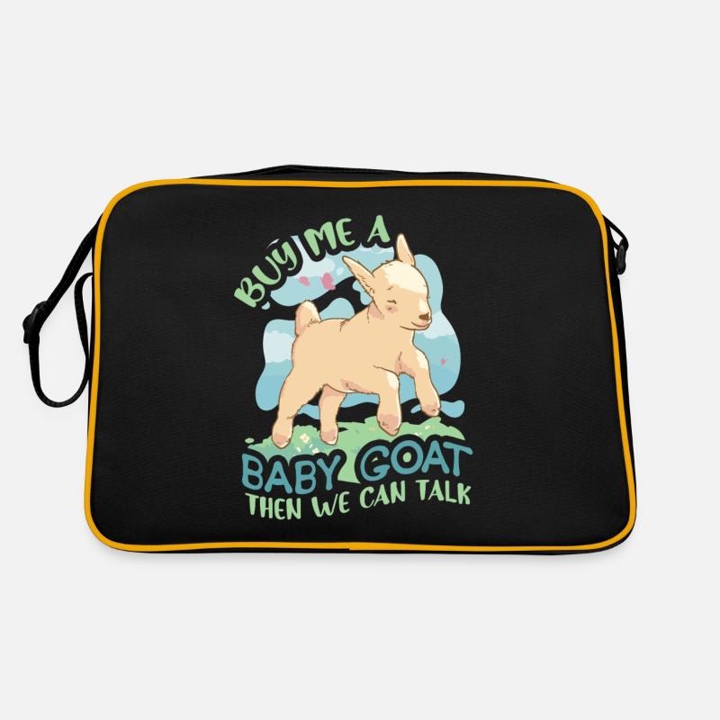 Achetez-moi un bébé chèvre et nous pourrons parler Sac Retro