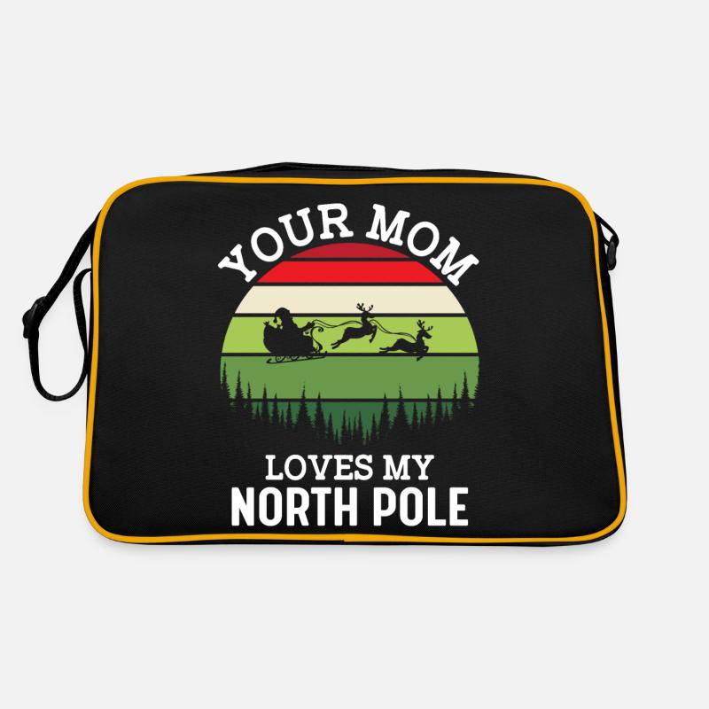 Your Mom Lovers My North Pole Retro Bag