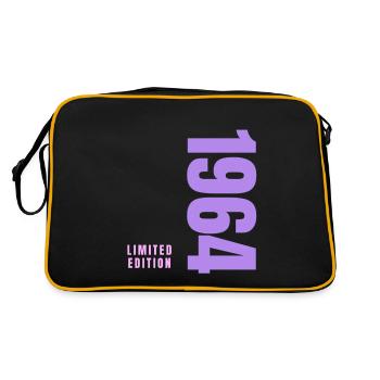 60e anniversaire - Sac Retro - noir/or - Dos