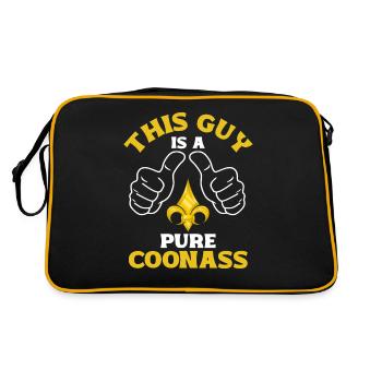 Ce gars est une pure fierté et un charisme de Coonass - Sac Retro - noir/or - Dos
