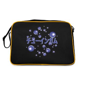 Chewing-gum - Sac Retro - noir/or - Dos