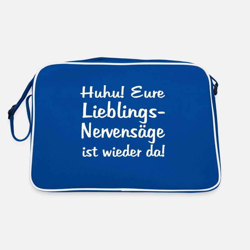 Eure Lieblings Nervensäge ist wieder da Retro Tasche