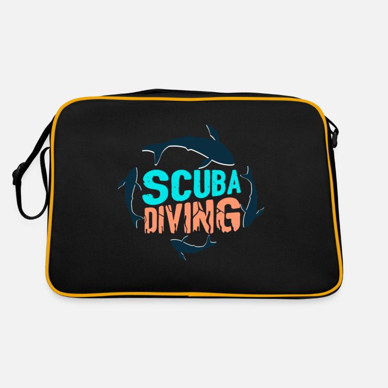 Haie tauchen Plongée avec les requins Sac Retro