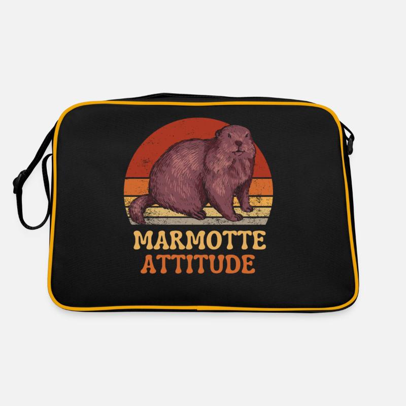GROUNDHOG ATTITUDE Retro Bag