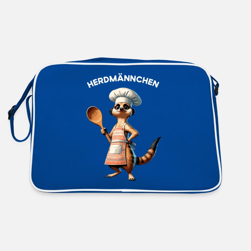 Erdmännchen - Herdmännchen kochen Hobbykoch Koch Retro Tasche