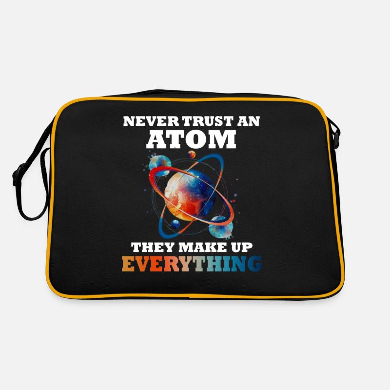 Traue Niemals Einem Atom - Sie Erfinden Alles Retro Tasche