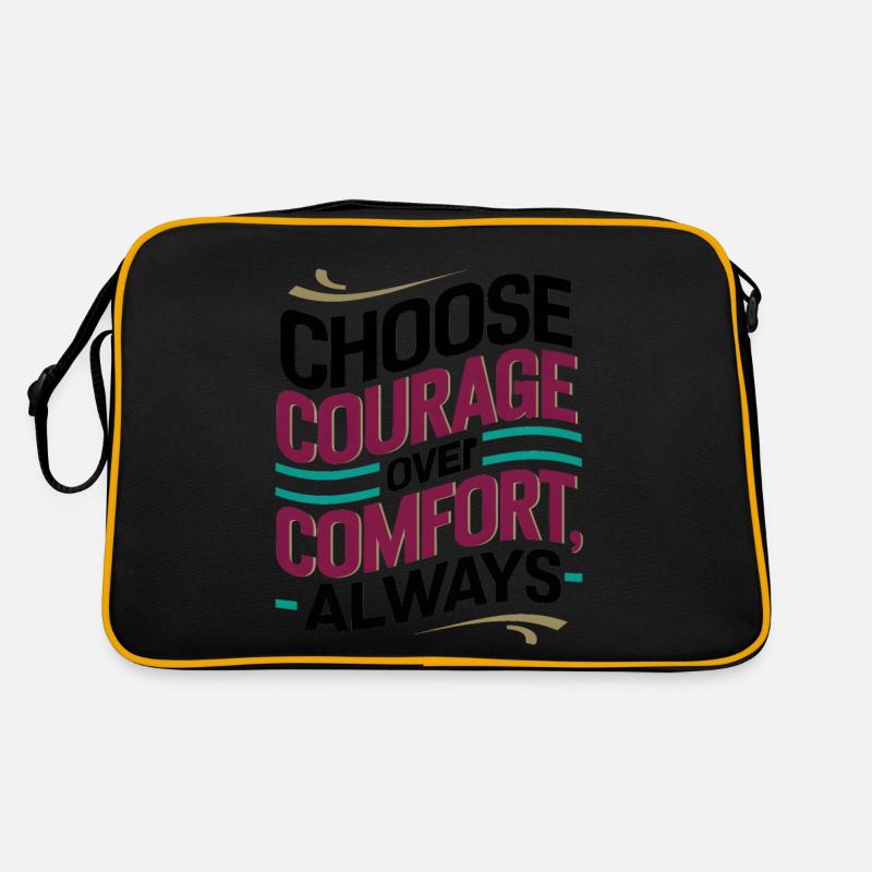 Le courage plutôt que le confort : l’art numérique inspirant Sac Retro