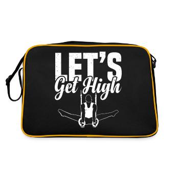 Ring Gymnastics 5 - Retro Tasche - Schwarz/Gold - Hinten
