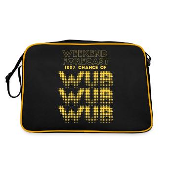 Weekend Prediction: 100% chance of Wub Wub - Retro Bag - black/gold - Back