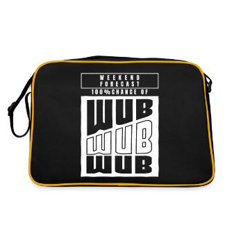 Pronostic du week-end : 100 % de chance d’être Wub Wub - Sac Retro - noir/or - Dos