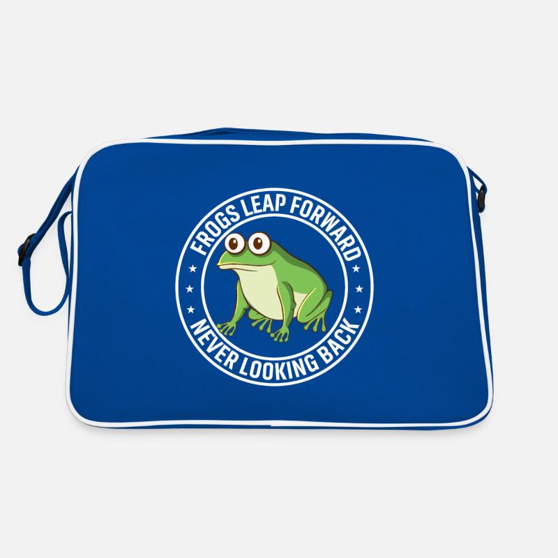 Frogs Leap Forward, Never Looking Back. Retro Bag