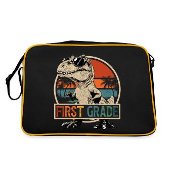 Lunettes de soleil Dinosaur T-Rex de 1ère classe Dino - Sac Retro - noir/or - Dos