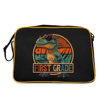 Lunettes de soleil T-Rex Dinosaur de 1ère classe Dino - Sac Retro - noir/or - Dos
