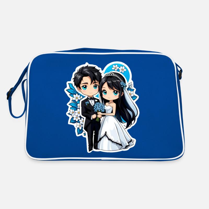 Just Married - For Wedding Retro Bag