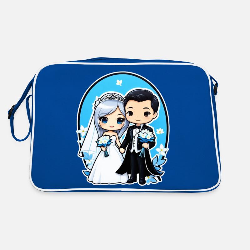 Just Married - For Wedding Retro Bag