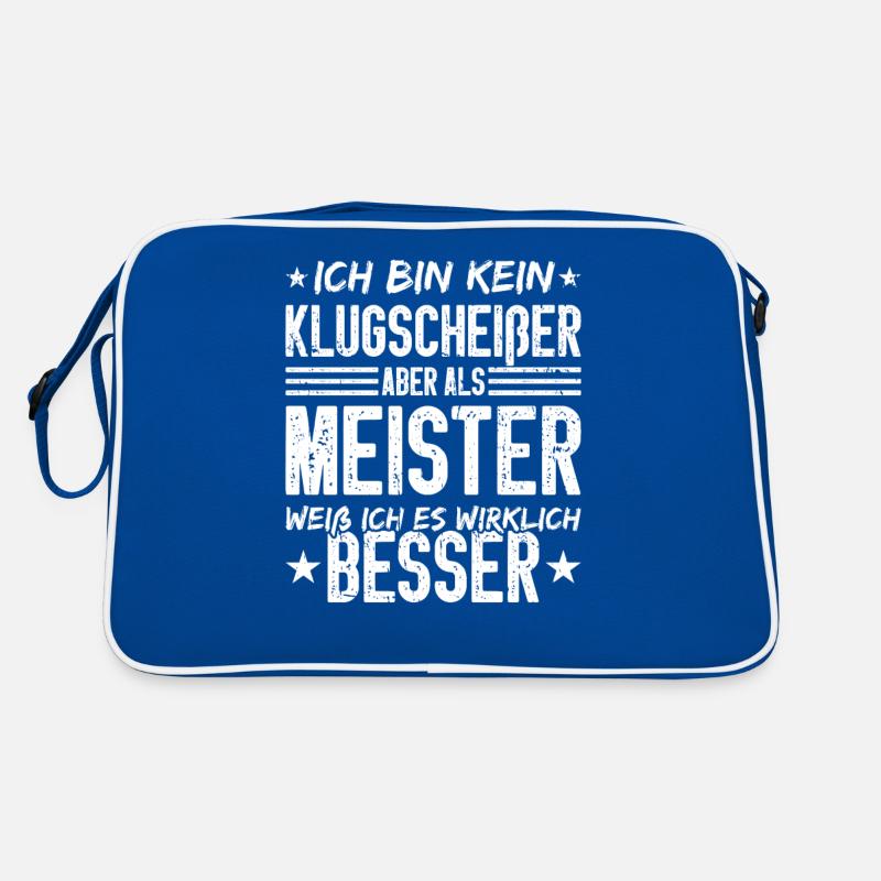 Funny Master Saying Wisecracker Retro Bag