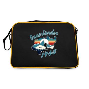 1965 Birthday Sauerländer Original Retro Sunset - Retro Bag - black/gold - Back