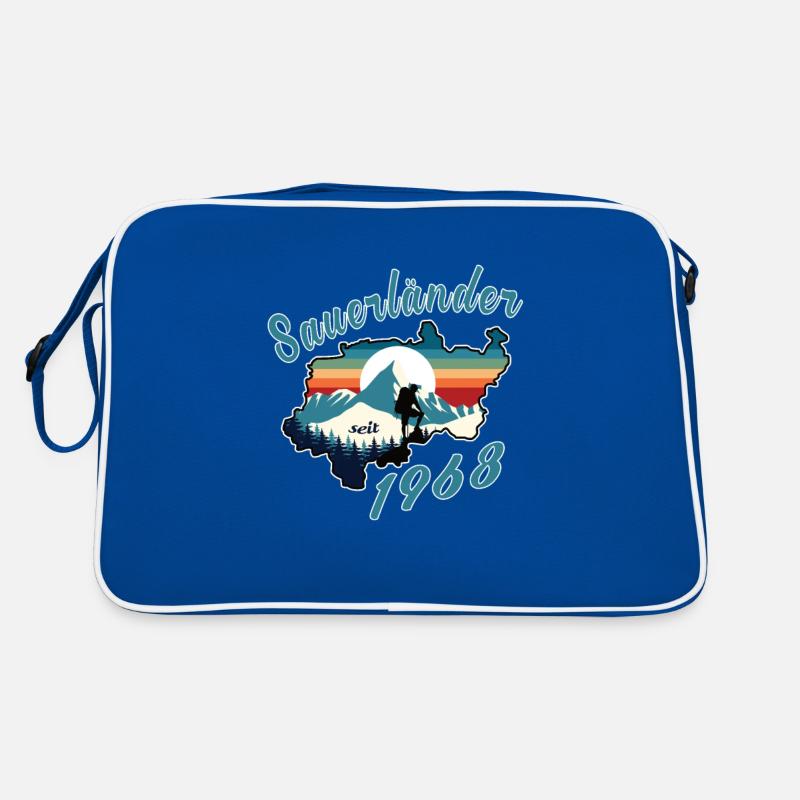 1968 Geburtstag Sauerländer Original Retro Sunset Retro Tasche