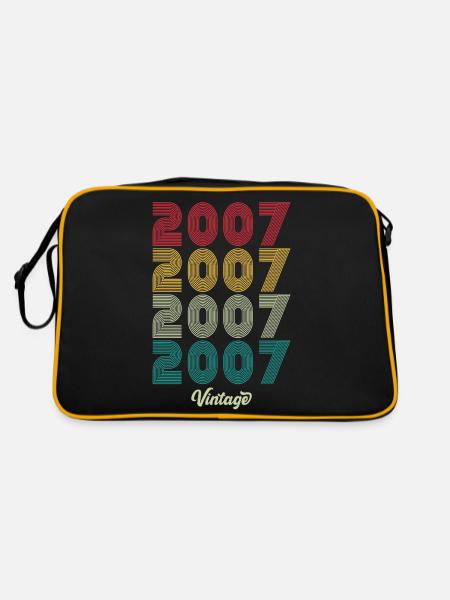 17 ans Millésime 2007 Edition Limitée 17ème - Sac Retro - noir/or - Dos