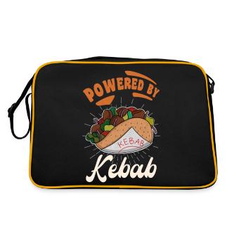 Propulsé par Kebab Traditions Street Food Kebab - Sac Retro - noir/or - Dos
