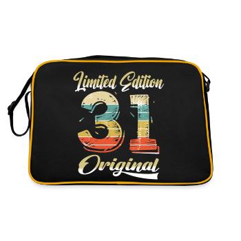 93 Years Birthday Vintage 1931 Limited Edition - Retro Bag - black/gold - Back